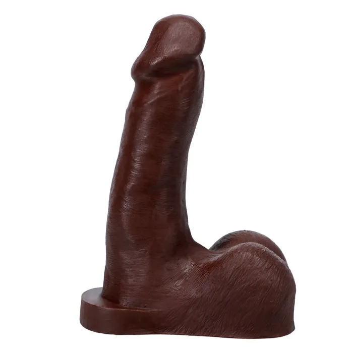 Pop N Play Silicone Squirting Packer Dildo Chocolate Tantus Female Sex Toys