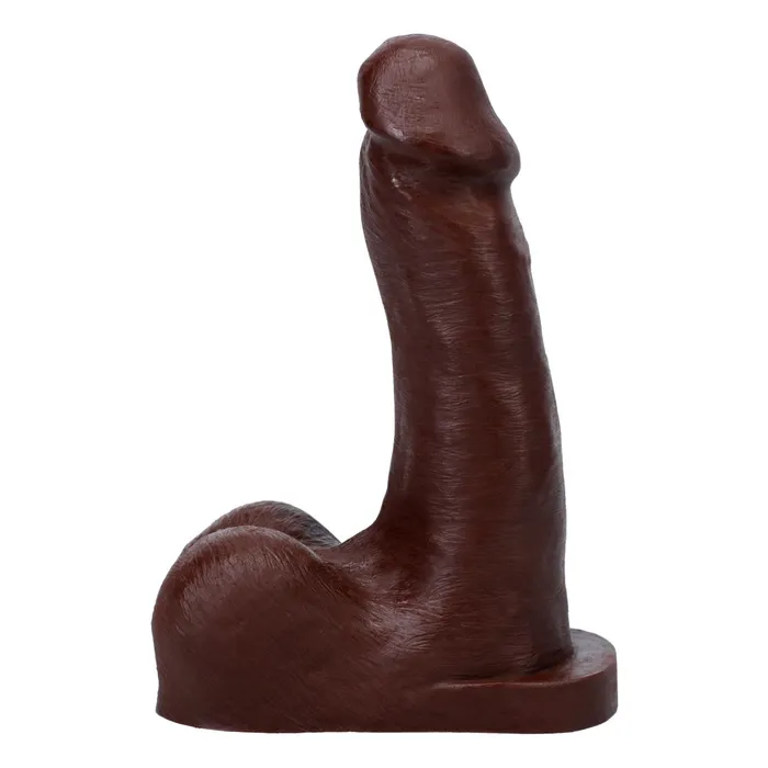 Pop N Play Silicone Squirting Packer Dildo Chocolate Tantus Female Sex Toys