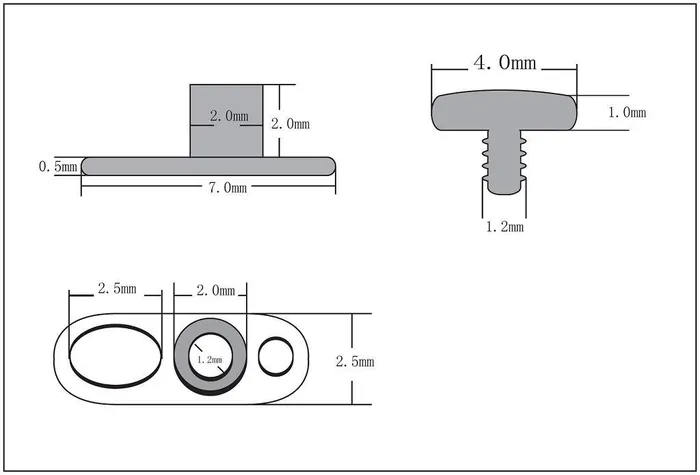 Precision Couples Dermal Piercing Kit with Dermal Anchor Tops Punches Other Dermal Tools