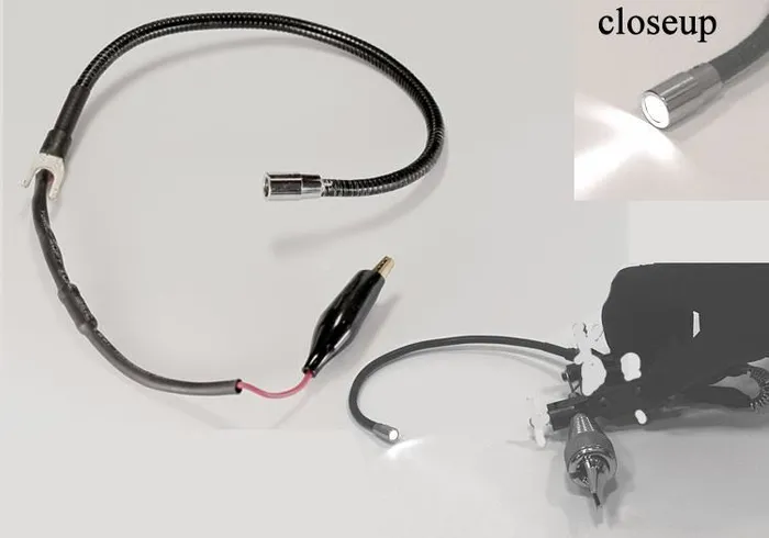 Precision Dildos LED Serpent Light for Tattoo Machines Light to Help While Tattooing