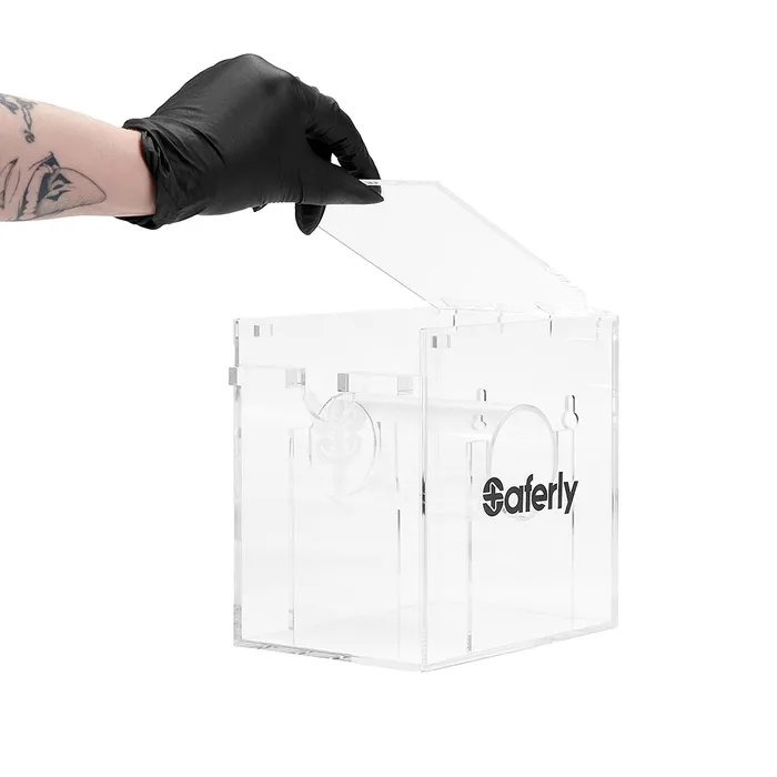 Precision Medical Male Sex Toys Saferly Barrier Film Holder with Wall Mount