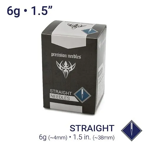 Precision Needles 6g Precision Sterilized 15 Body Piercing Needles Box of 25 Female Sex Toys Precision Needles 6g Precision Sterilized 15 Body Piercing Needles Box of 25 Female Sex Toys
