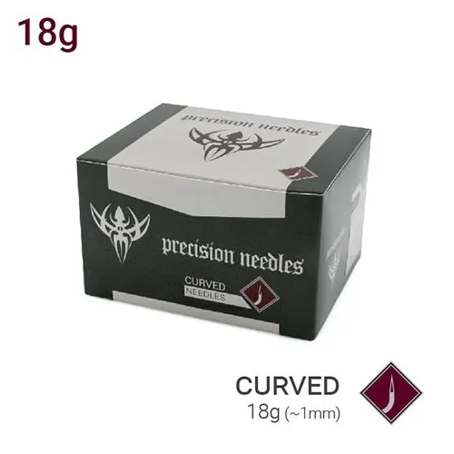 Precision Needles Female Sex Toys Precision Curved Piercing Needles Box of 50