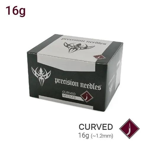Precision Needles Female Sex Toys Precision Curved Piercing Needles Box of 50