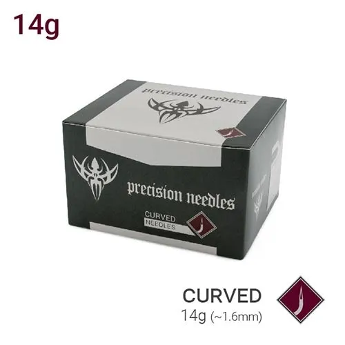 Precision Needles Female Sex Toys Precision Curved Piercing Needles Box of 50