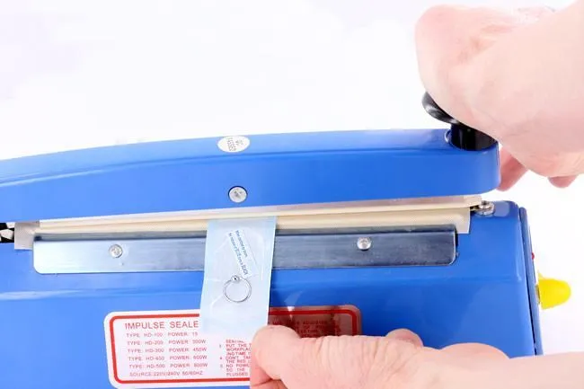 Precision Vibrators Compact 8 Impulse Heat Sealer w 400 Free Sterilization Pouches 110v or 220v