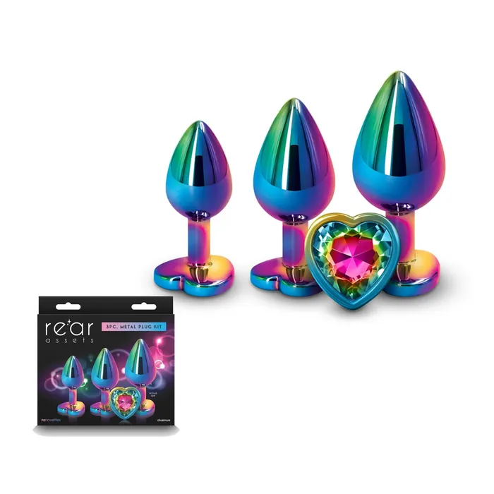 Rear Assets Trainer Kit Multicolor Rainbow Heart NS Novelties Anal