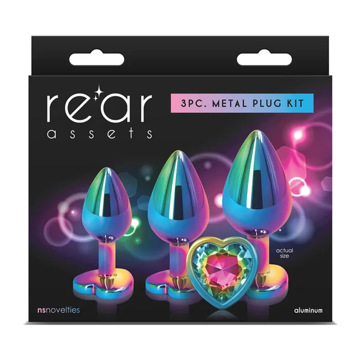 Rear Assets Trainer Kit Multicolor Rainbow Heart NS Novelties Anal
