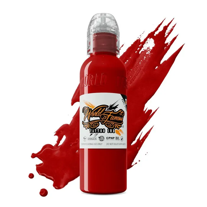 Red Hot World Famous Tattoo Ink Pick Size World Famous Vibrators Red Hot World Famous Tattoo Ink Pick Size World Famous Vibrators
