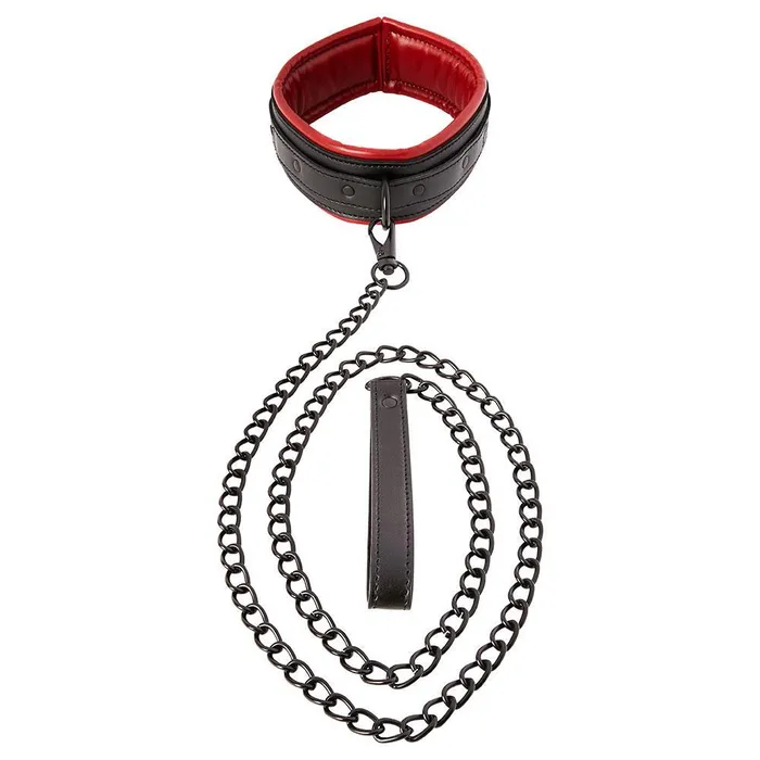 Restraints Sportsheets Saffron Leash and Collar Set Vegan Leather