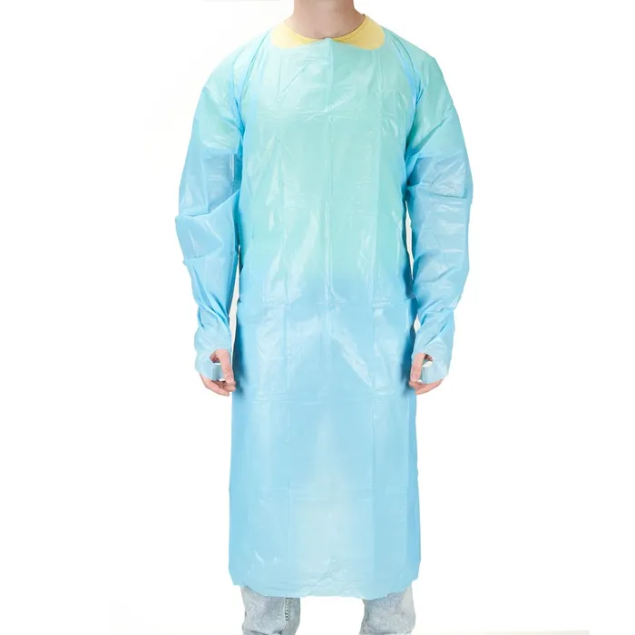 Saferly Saferly Disposable Blue Medical Gowns Box of 10 Vibrators