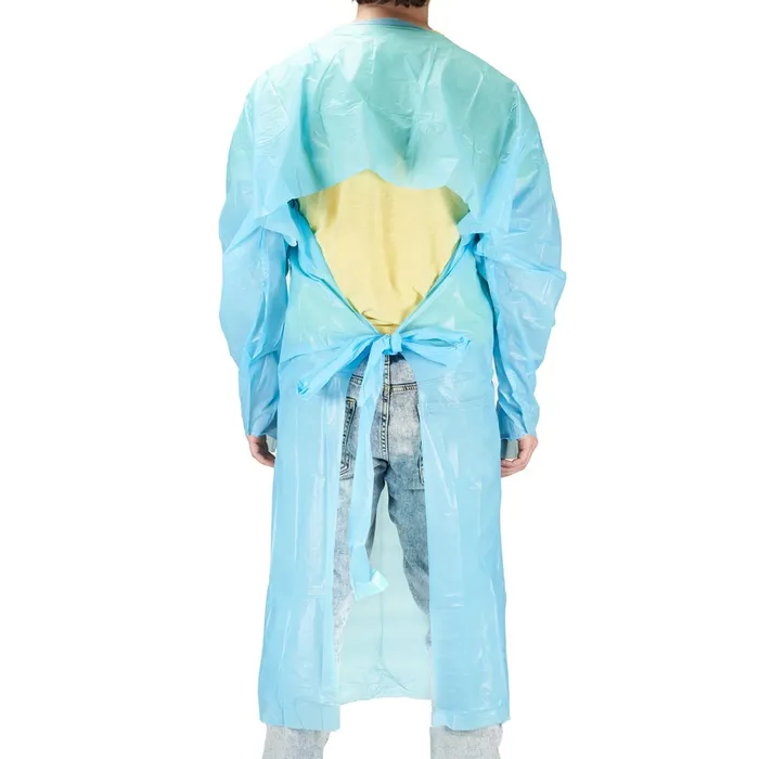 Saferly Saferly Disposable Blue Medical Gowns Box of 10 Vibrators
