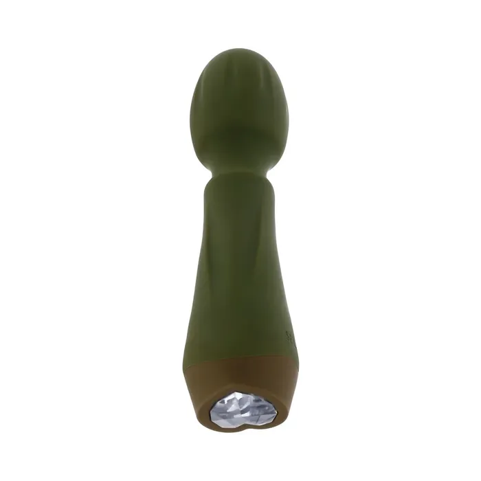 Selopa Heartfelt Rechargeable Vibrating Mini Wand Silicone Green Selopa Female Sex Toys