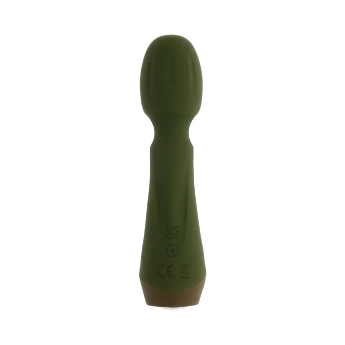 Selopa Heartfelt Rechargeable Vibrating Mini Wand Silicone Green Selopa Female Sex Toys