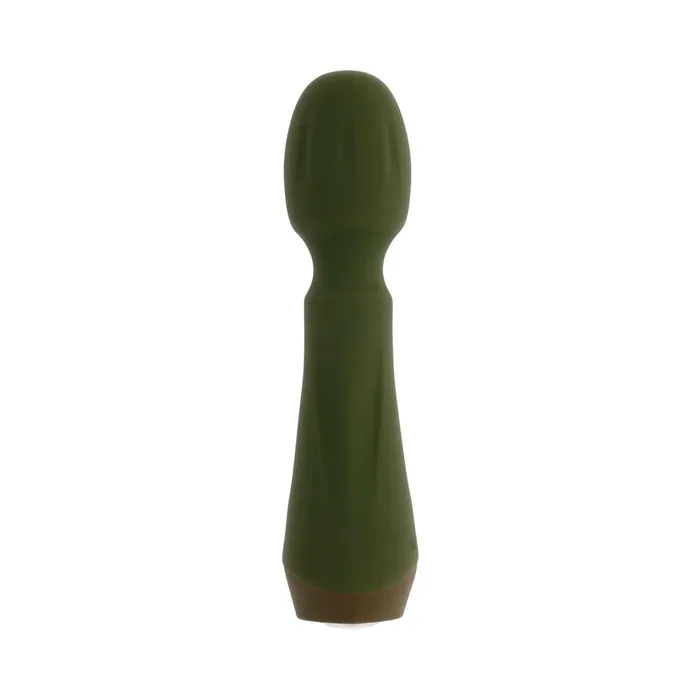 Selopa Heartfelt Rechargeable Vibrating Mini Wand Silicone Green Selopa Female Sex Toys