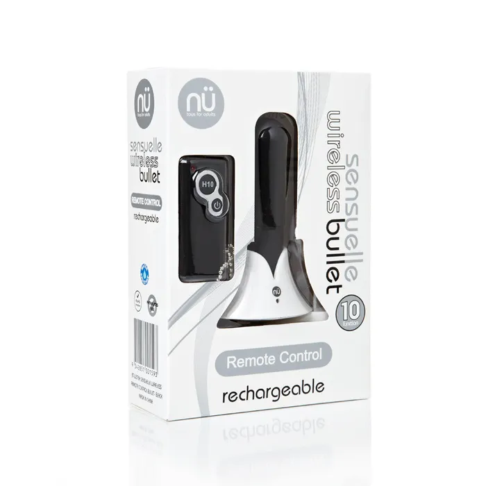 Sensuelle Remote Control Wireless Bullet Vibrator Black NU Sensuelle Vibrators Sensuelle Remote Control Wireless Bullet Vibrator Black NU Sensuelle Vibrators