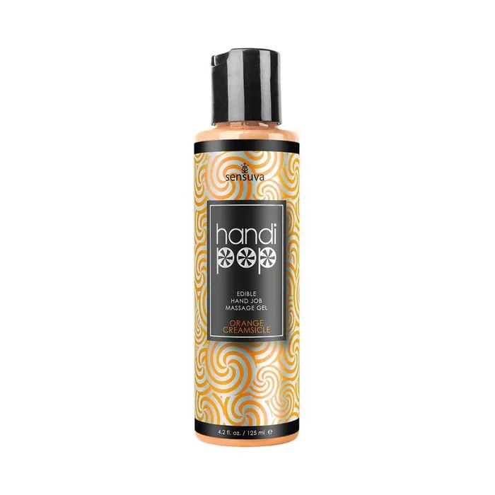 Sensuva Enhancers Handipop Edible Hand Job Massage Gel 42 oz 125 mL 6 Flavors