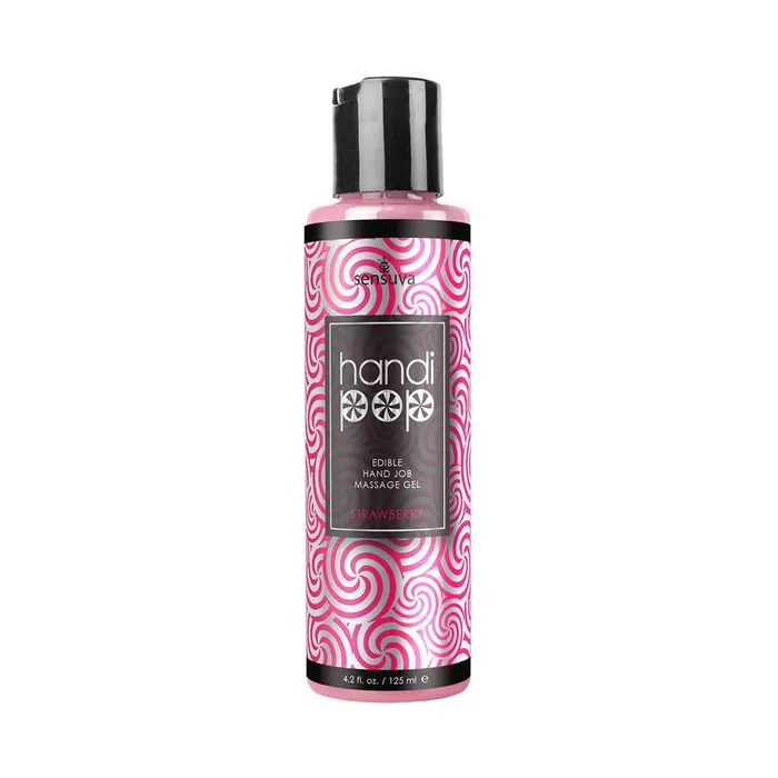 Sensuva Enhancers Handipop Edible Hand Job Massage Gel 42 oz 125 mL 6 Flavors