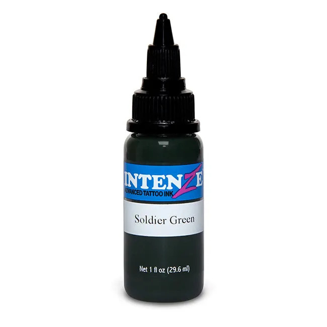 Soldier Green Intenze Tattoo Ink Pick Size Intenze Male Sex Toys