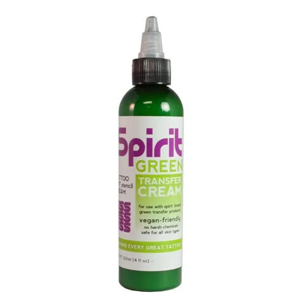 Spirit Green Stencil Transfer Cream for Green Tattoo Stencil 4oz Bottle Spirit Anal