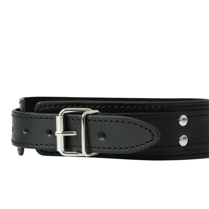Sportsheets Couples Sportsheets Vegan Leather Collar with Nipple Clamps