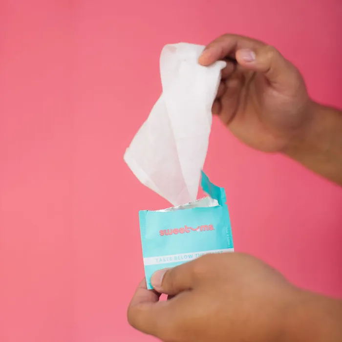 Sweetums Sweetums Flavored Intimate Wipes Various Flavors 10 pack Male Sex Toys
