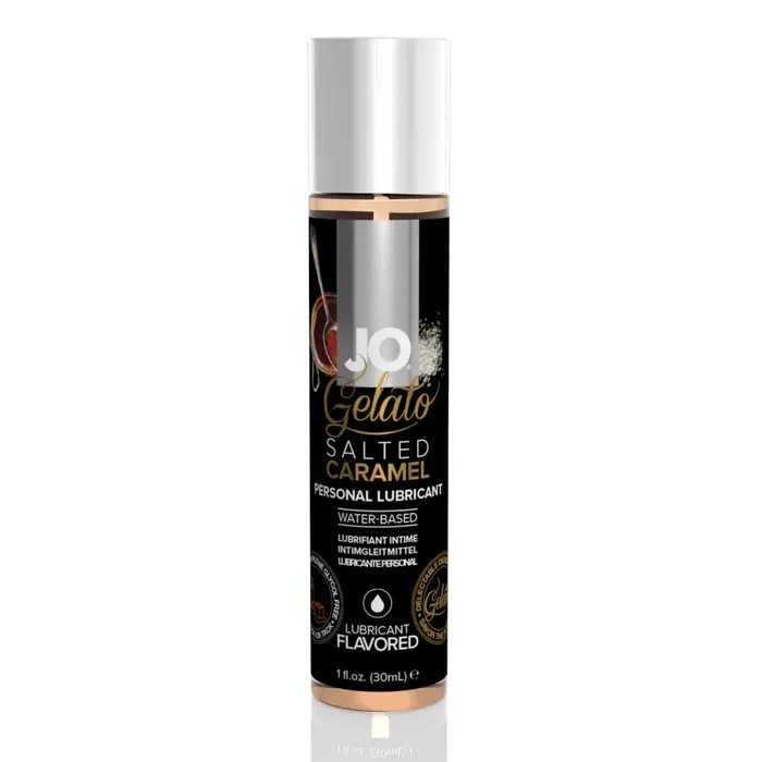 System Jo Jo Gelato Salted Caramel Flavored Lubricant 1oz Lubricants