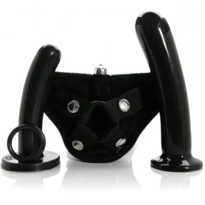 Tantus Female Sex Toys Bend Over Intermediate 2 Dildos Vibrating Strapon Harness Black Tantus Female Sex Toys Bend Over Intermediate 2 Dildos Vibrating Strapon Harness Black