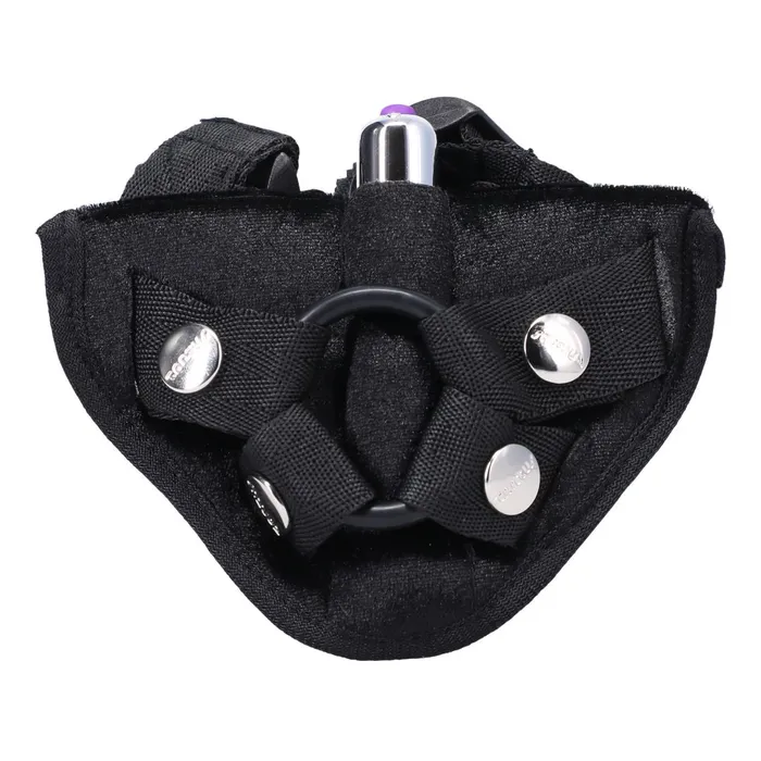 Tantus Female Sex Toys Bend Over Intermediate 2 Dildos Vibrating Strapon Harness Black