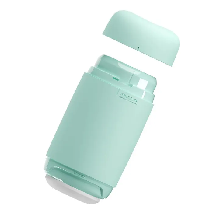 Tenga Male Sex Toys Tenga Puffy Discreet Ultra Soft Beaded Masturbator Mint Green