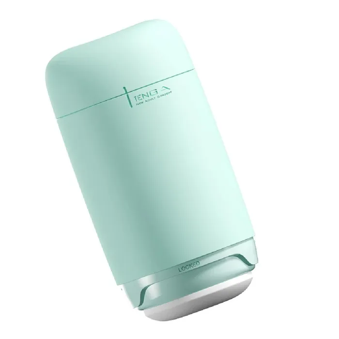 Tenga Male Sex Toys Tenga Puffy Discreet Ultra Soft Beaded Masturbator Mint Green
