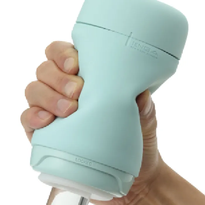 Tenga Male Sex Toys Tenga Puffy Discreet Ultra Soft Beaded Masturbator Mint Green