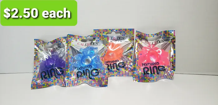 Textured Penis Rings Pleasher Spot Male Sex Toys