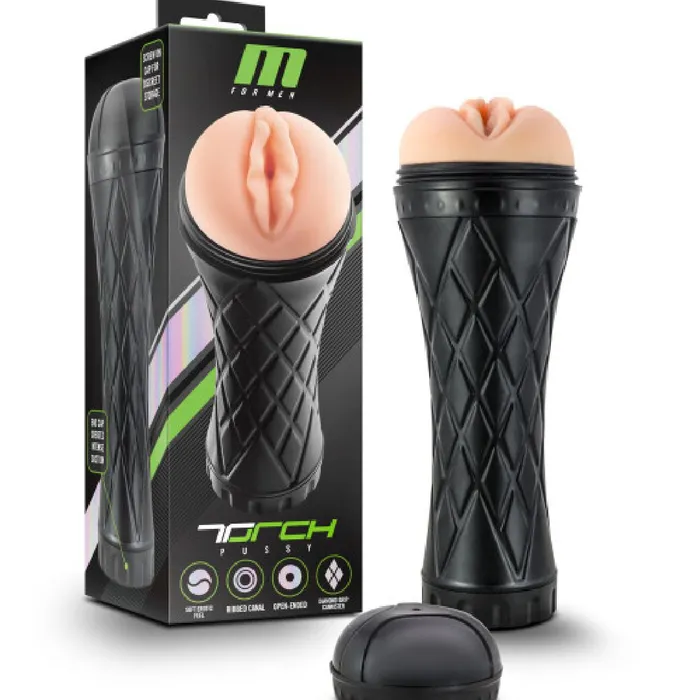 The Torch Pussy Stroker Vanilla Blush Male Sex Toys