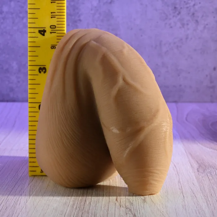The Uncircumcised Packer Medium Tone Evolved Novelties Female Sex Toys