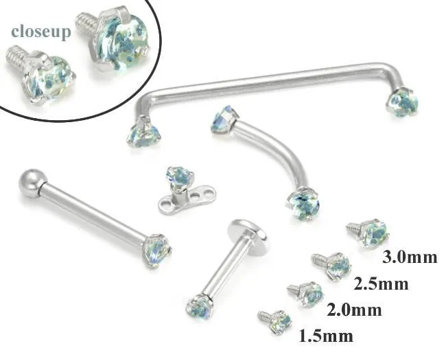 Tilum 14g12g Internally Threaded White Gold Light Blue Jewel Top Price Per 1 Tilum Vibrators Tilum 14g12g Internally Threaded White Gold Light Blue Jewel Top Price Per 1 Tilum Vibrators