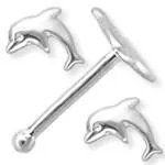 Tilum 14kt White Gold Dolphin Nose Bone 20g Tilum Vibrators Tilum 14kt White Gold Dolphin Nose Bone 20g Tilum Vibrators