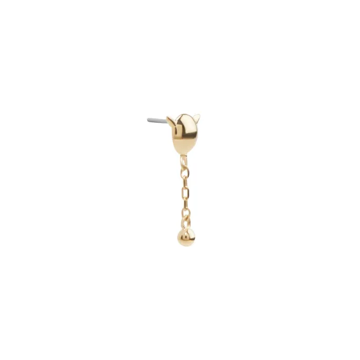 Tilum 14kt Yellow Gold Impish Threadless Top Price Per 1 Tilum Vibrators