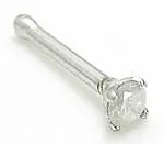 Tilum 20g 25mm Real Diamond White Gold Nose Bone Tilum Dildos