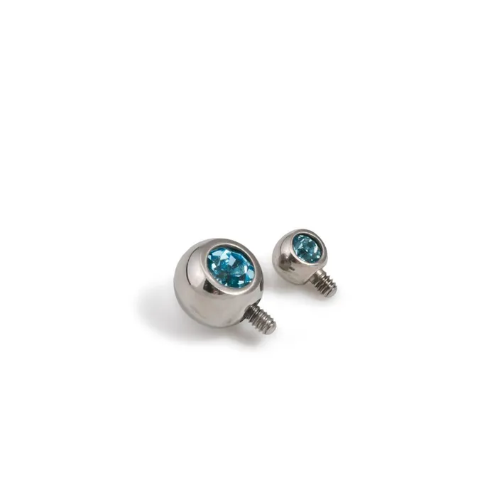 Tilum Male Sex Toys Tilum 14g12g Internally Threaded 90 Swarovski Jeweled Titanium Ball 3mm Price Per 1