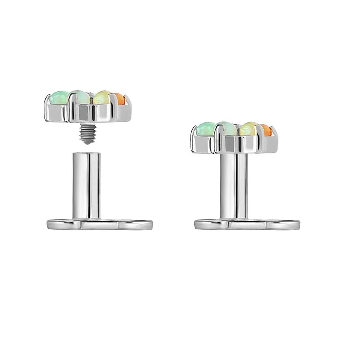 Tilum Male Sex Toys Tilum 14g Titanium Dermal Anchor with 4mm Rise and 3Hole Base Price Per 1