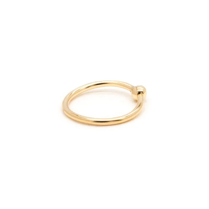 Tilum Male Sex Toys Tilum 20g Yellow Gold Fixed Bead Nose Ring Price Per 1