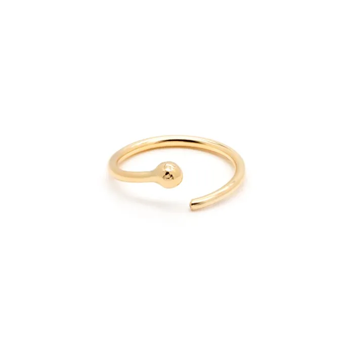 Tilum Male Sex Toys Tilum 20g Yellow Gold Fixed Bead Nose Ring Price Per 1