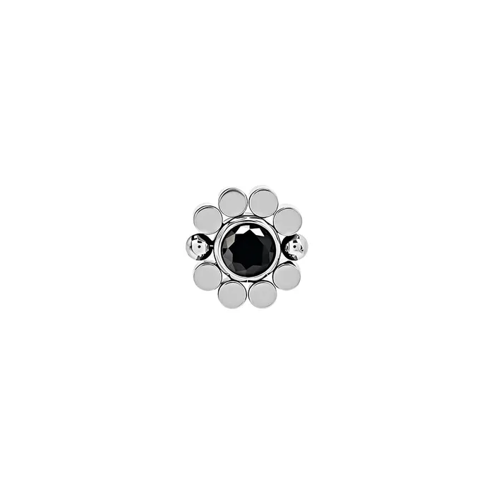 Tilum Noir Flower Titanium Threadless Top Price Per 1 Tilum Vibrators