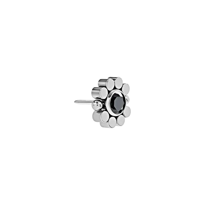 Tilum Noir Flower Titanium Threadless Top Price Per 1 Tilum Vibrators