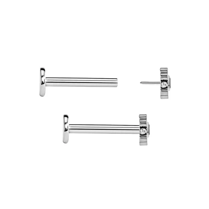 Tilum Noir Flower Titanium Threadless Top Price Per 1 Tilum Vibrators