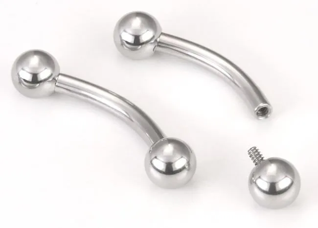 Tilum Tilum 18g Internal Titanium Bent Barbell Price Per 1 Vibrators