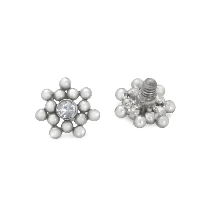 Tilum Vibrators Tilum 14g12g Internally Threaded Micron Bead Cluster Titanium Jewel Top Price Per 1