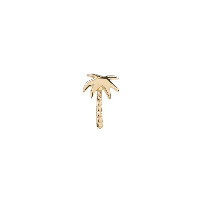 Tilum Vibrators Tilum 14kt Yellow Gold Palm Tree Threadless Top Price Per 1