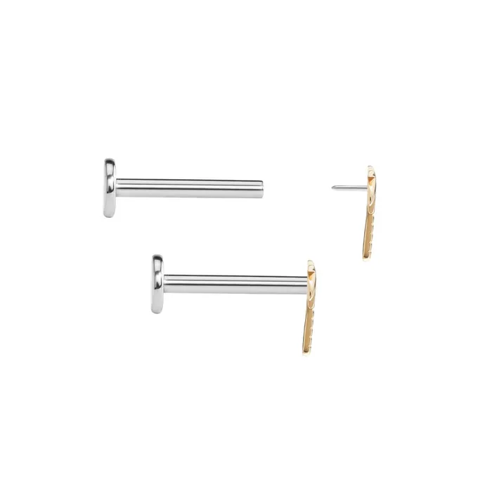 Tilum Vibrators Tilum 14kt Yellow Gold Palm Tree Threadless Top Price Per 1